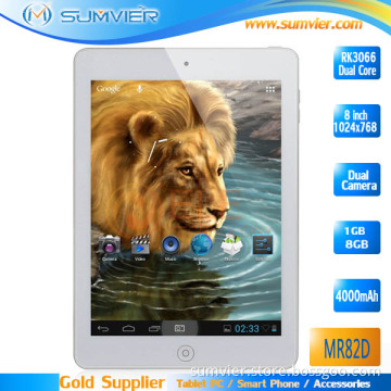 8inch Capacitive Dual Core Android Pad with Dual Camera 1.6GHz